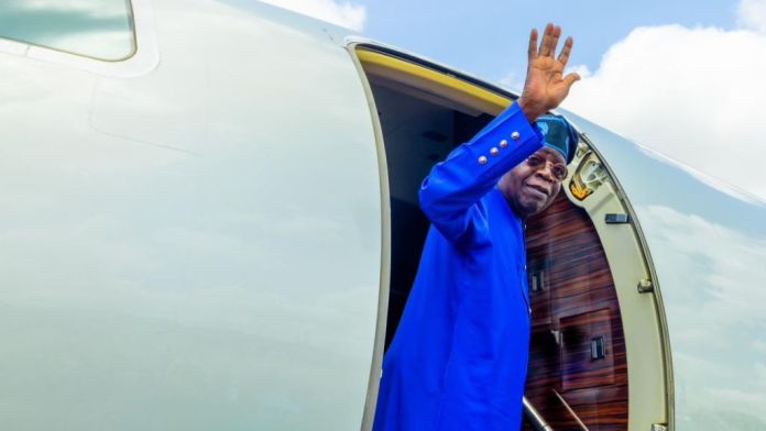 Tinubu returns to Nigeria after three-day visit to Equatorial Guinea