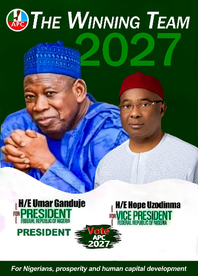 2027 Presidency: Ganduje, Uzodimma Posters Flood Social Media