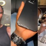 Video shows moment singer Asake angrily breaks fan’s iPhone 16 pro max while trying to take picture with him in Paris 