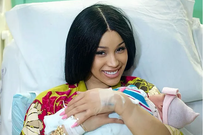 Cardi B welcomes third child with Offset