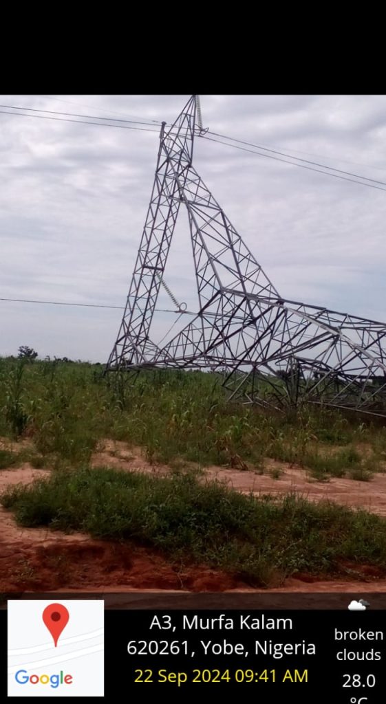 Vandals destroy electricity towers on Damaturu-Maiduguri line