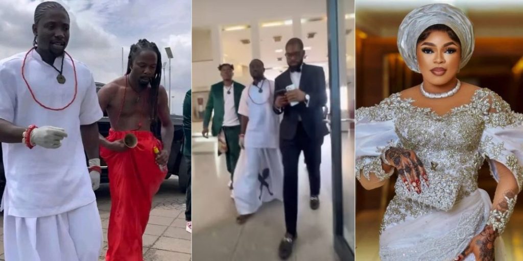 Mixed reactions as Verydarkman arrives National assembly with his Babalawo and lawyer Deji Adeyanju amid Bobrisky saga (Video)