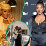 Ini Edo, Genevieve Nnaji’s Unusual Link-Up Shakes Internet As Nollywood Stars Embrace Each Other