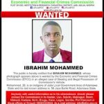 EFCC Declares man Wanted for Alleged stealing of EFCC Vehicle