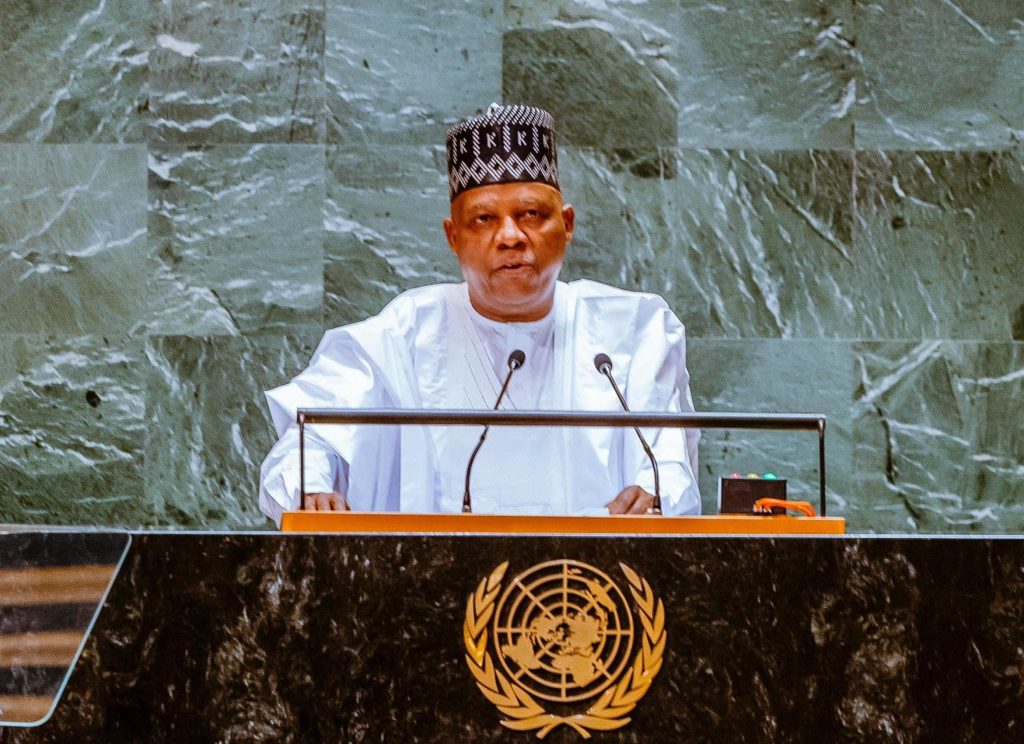 VP Shettima address world leaders at UNGA