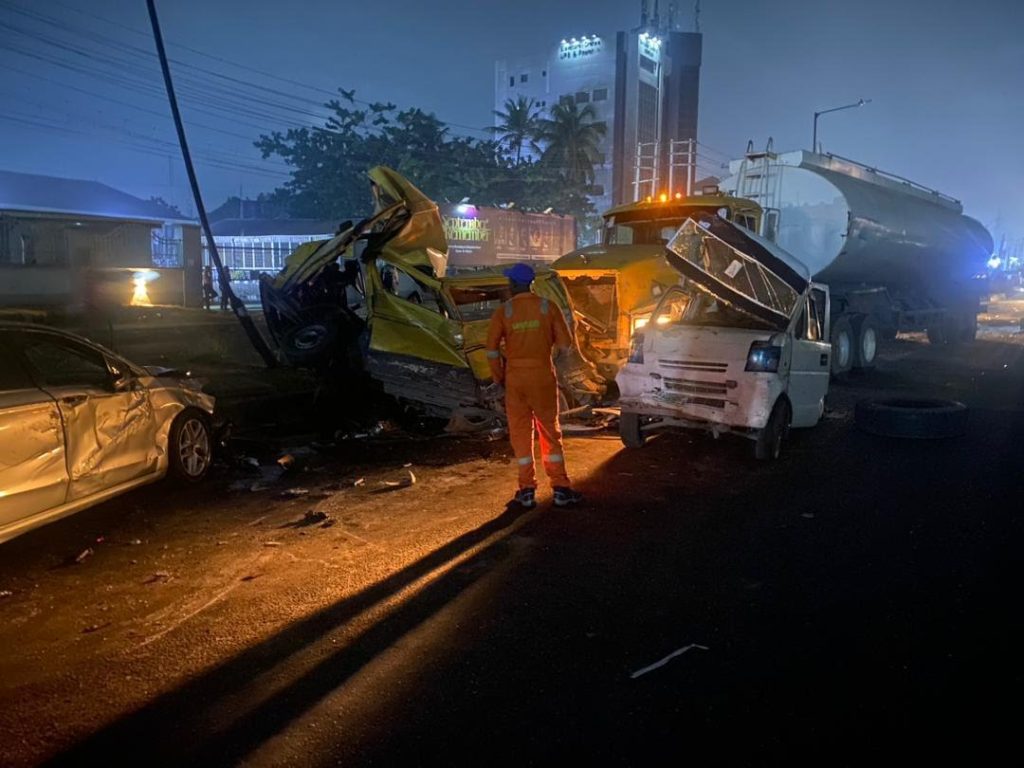 Three die in Lagos multiple accidents