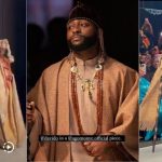 Davido turns heads as he makes runway at Lagos fashion week, rocks traditional outfits (Video)