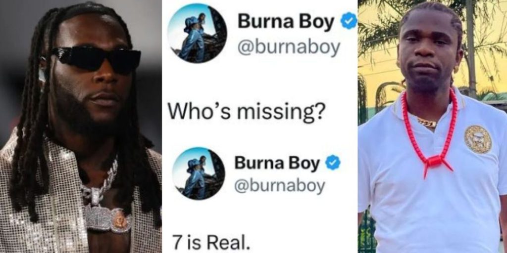 Singer Burna Boy finally responds to Speed Darlington disappearance for the past 3days