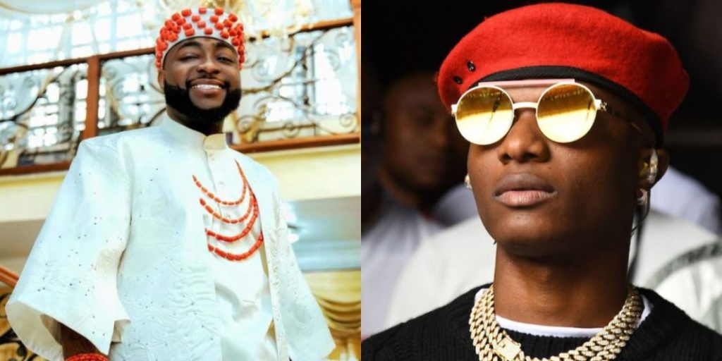 Singer Davido reacts after Wizkid refers to him as talentless